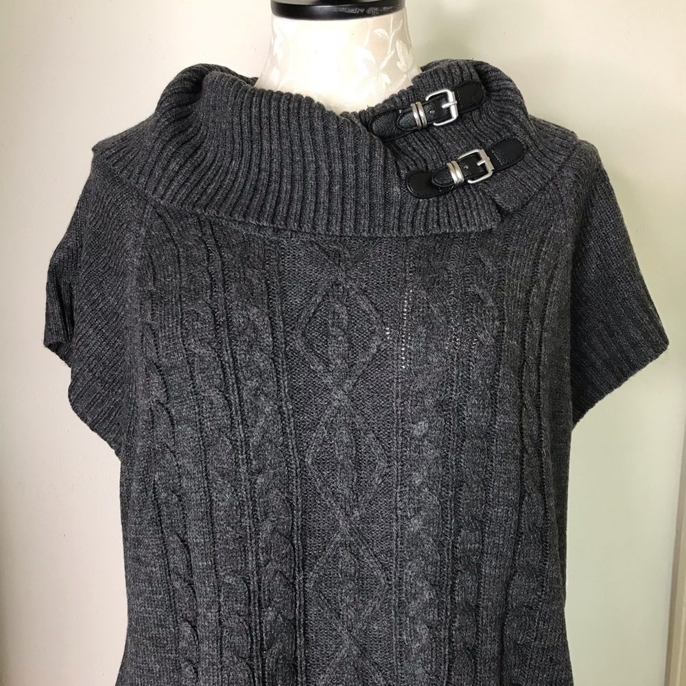 Dressbarn Woman Gray Sweater Dress size 1X